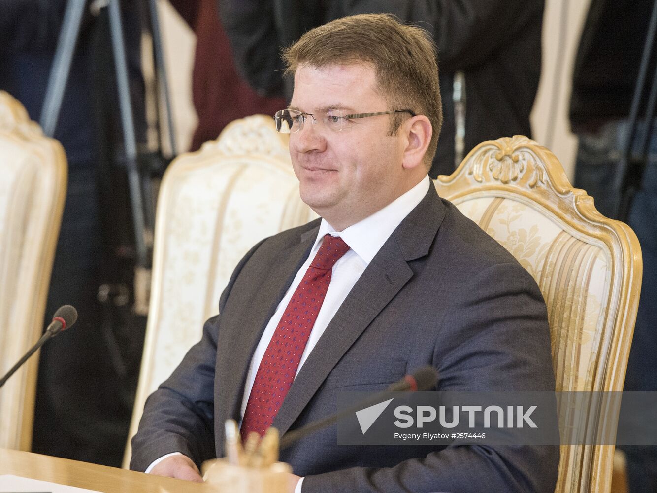 Foreign Minister Sergey Lavrov meets with Foreign Minister of South Ossetia David Sanakoyev