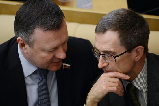 State Duma plenary meeting