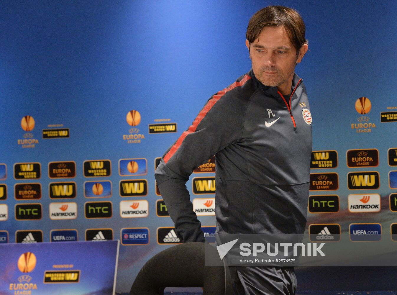 Football. Europa League. News conference with FC PSV
