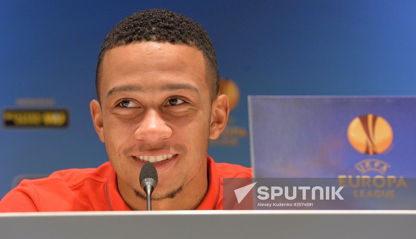 Football. Europa League. News conference with FC PSV