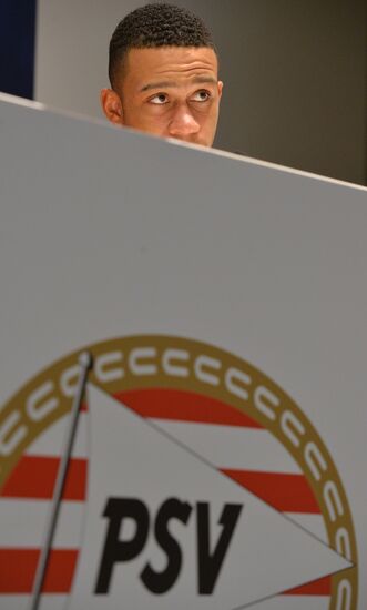 Football. Europa League. News conference with FC PSV