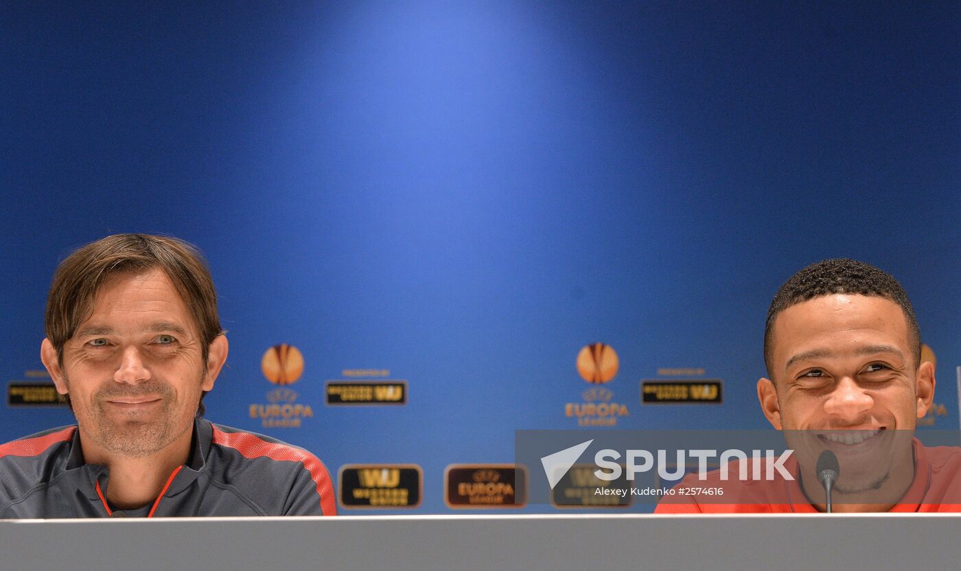 Football. Europa League. News conference with FC PSV