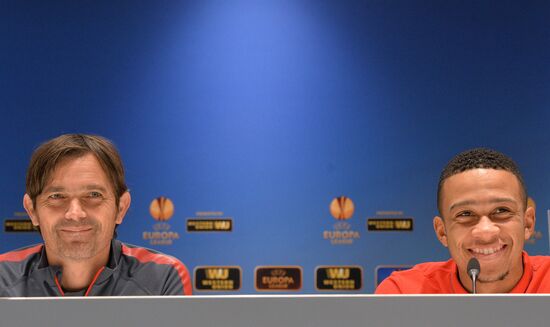 Football. Europa League. News conference with FC PSV