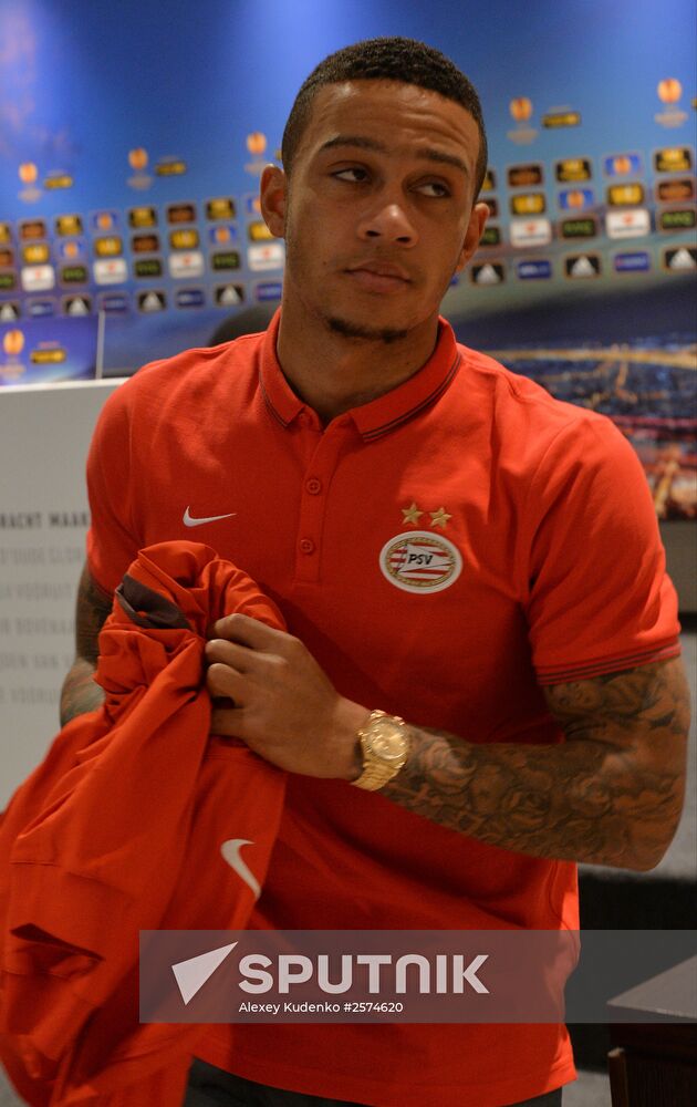 Football. Europa League. News conference with FC PSV