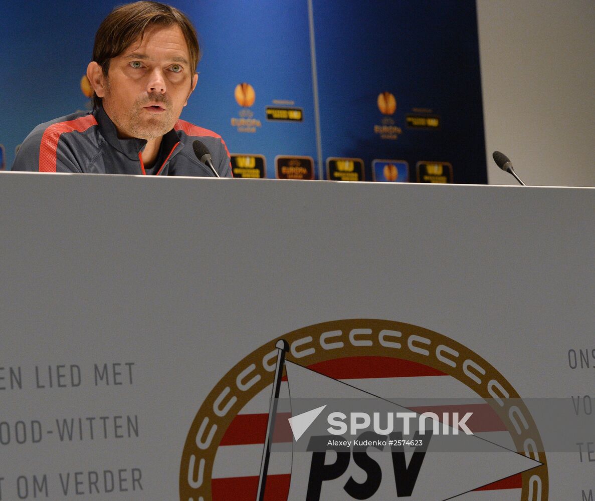 Football. Europa League. News conference with FC PSV