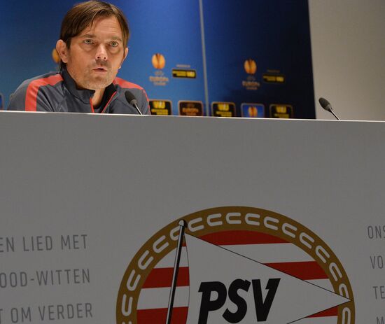 Football. Europa League. News conference with FC PSV