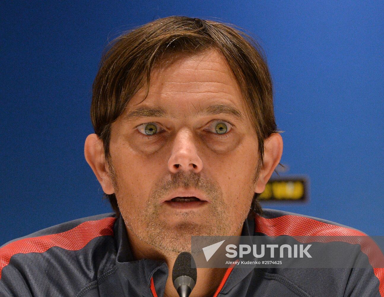 Football. Europa League. News conference with FC PSV