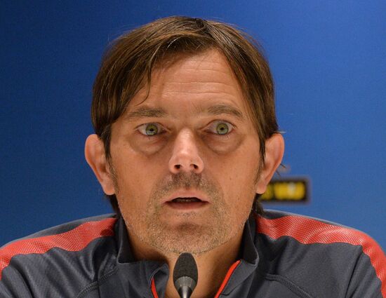 Football. Europa League. News conference with FC PSV