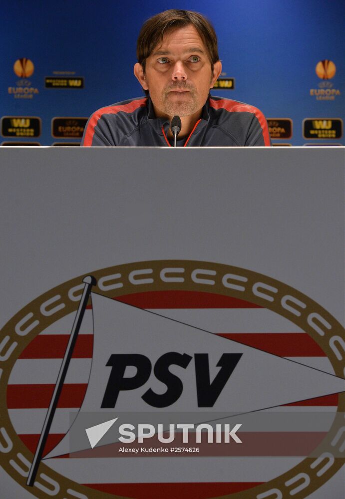 Football. Europa League. News conference with FC PSV