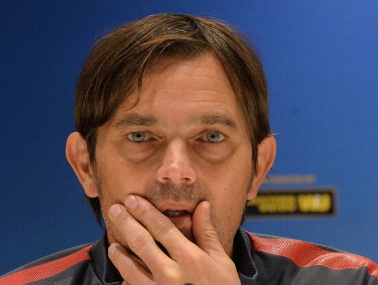 Football. Europa League. News conference with FC PSV
