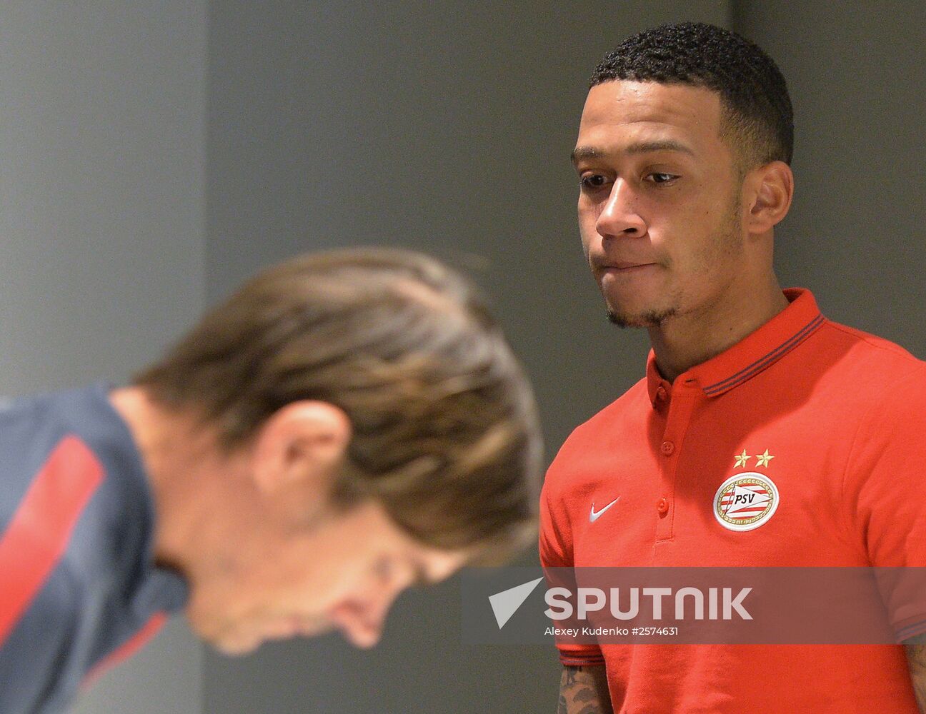 Football. Europa League. News conference with FC PSV