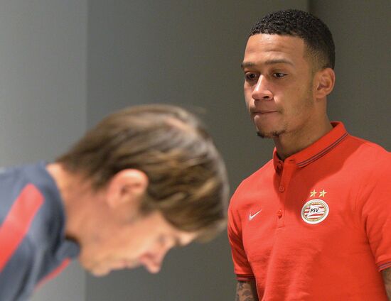 Football. Europa League. News conference with FC PSV
