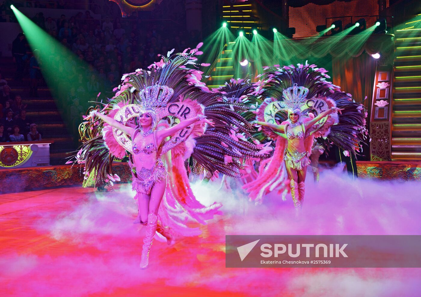 Dress rehearsal of the show "Royal Circus"