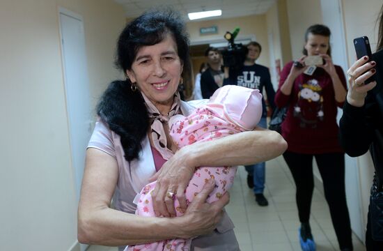 62-year-old Moscow resident becomes mother