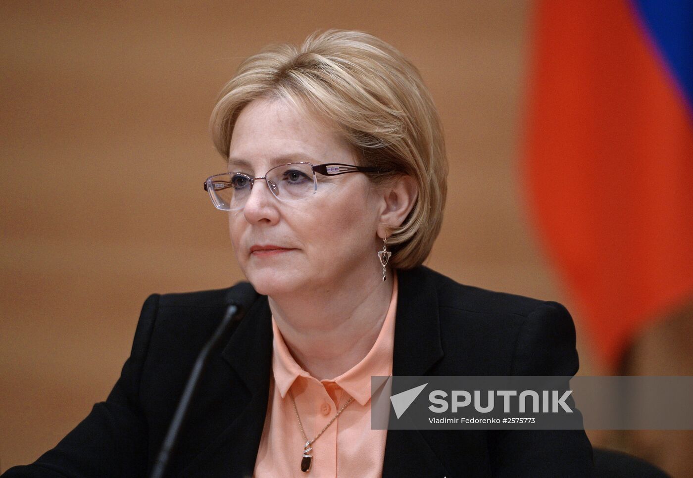 Healthcare Minister Veronika Skvortsova meets with United Russia parliamentary party