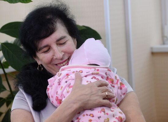 62-year-old Moscow resident becomes mother