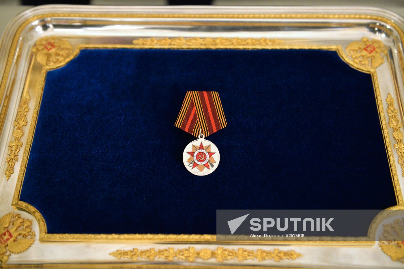 President Putin awards medals in the Kremlin to WWII veterans
