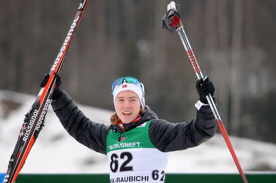 Biathlon. 2015 IBU Youth/Junior World Championships. Youth men's sprint