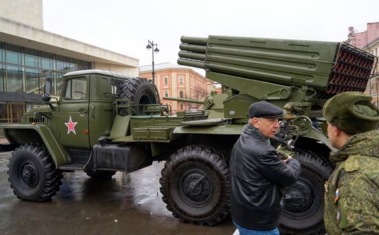 Military equipment of Russia's Western Military District on display in St. Petersburg