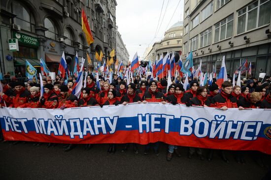 Antimaidan Movement holds rally and march in Moscow