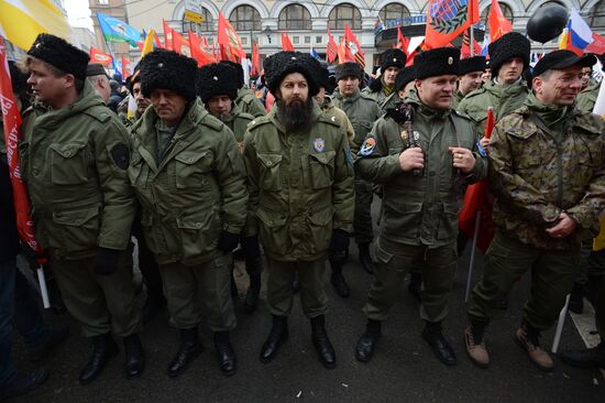 Antimaidan Movement holds rally and march in Moscow