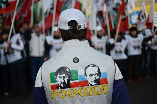 Antimaidan Movement holds rally and march in Moscow