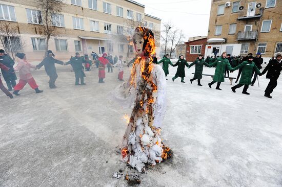 Shrovetide celebrations in Russian regions