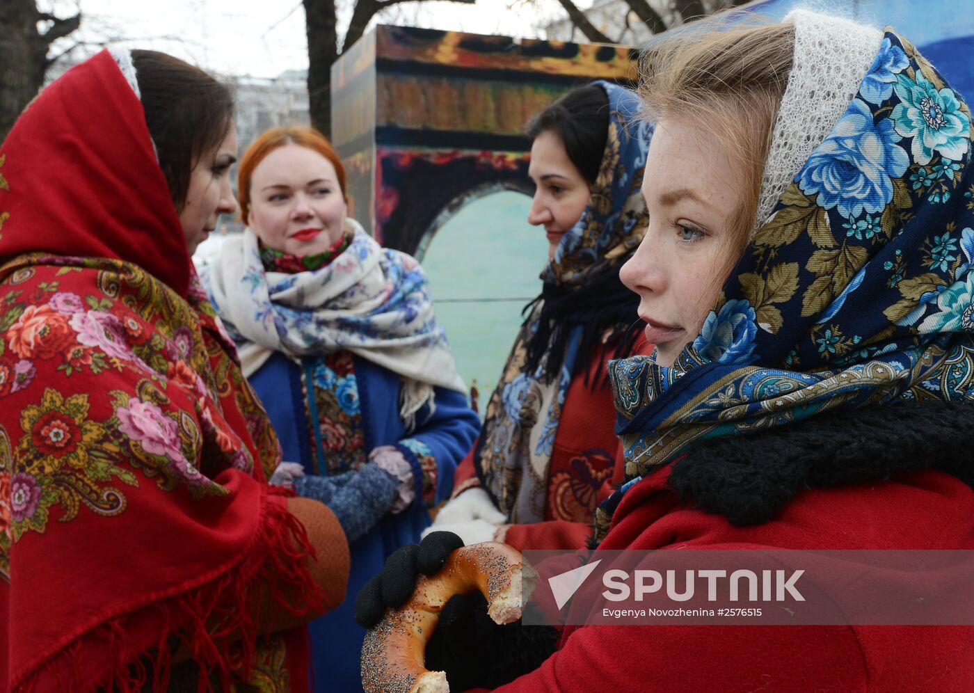Shrovetide festival in Moscow