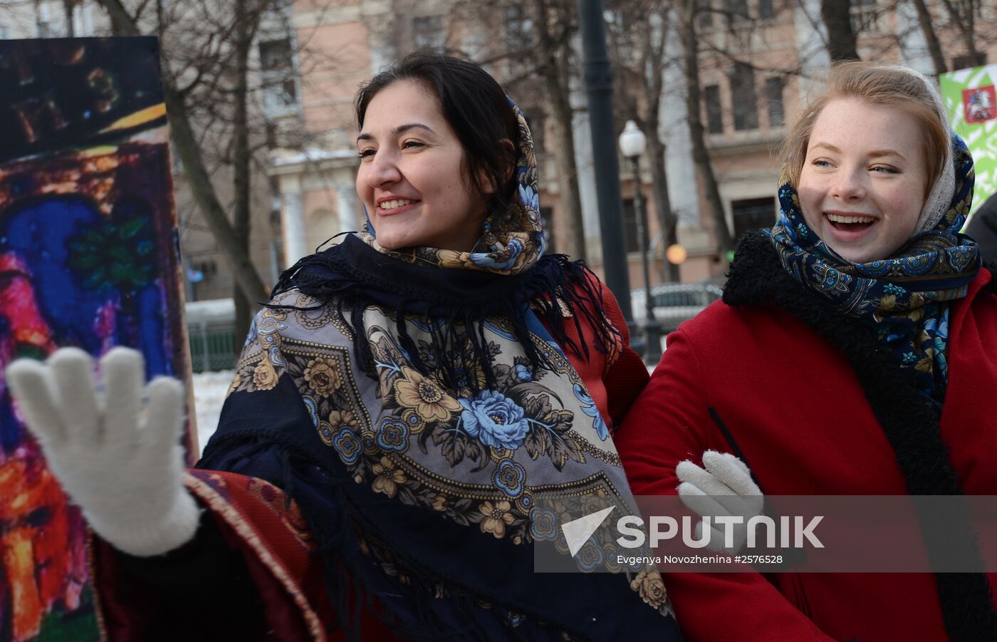 Shrovetide festival in Moscow