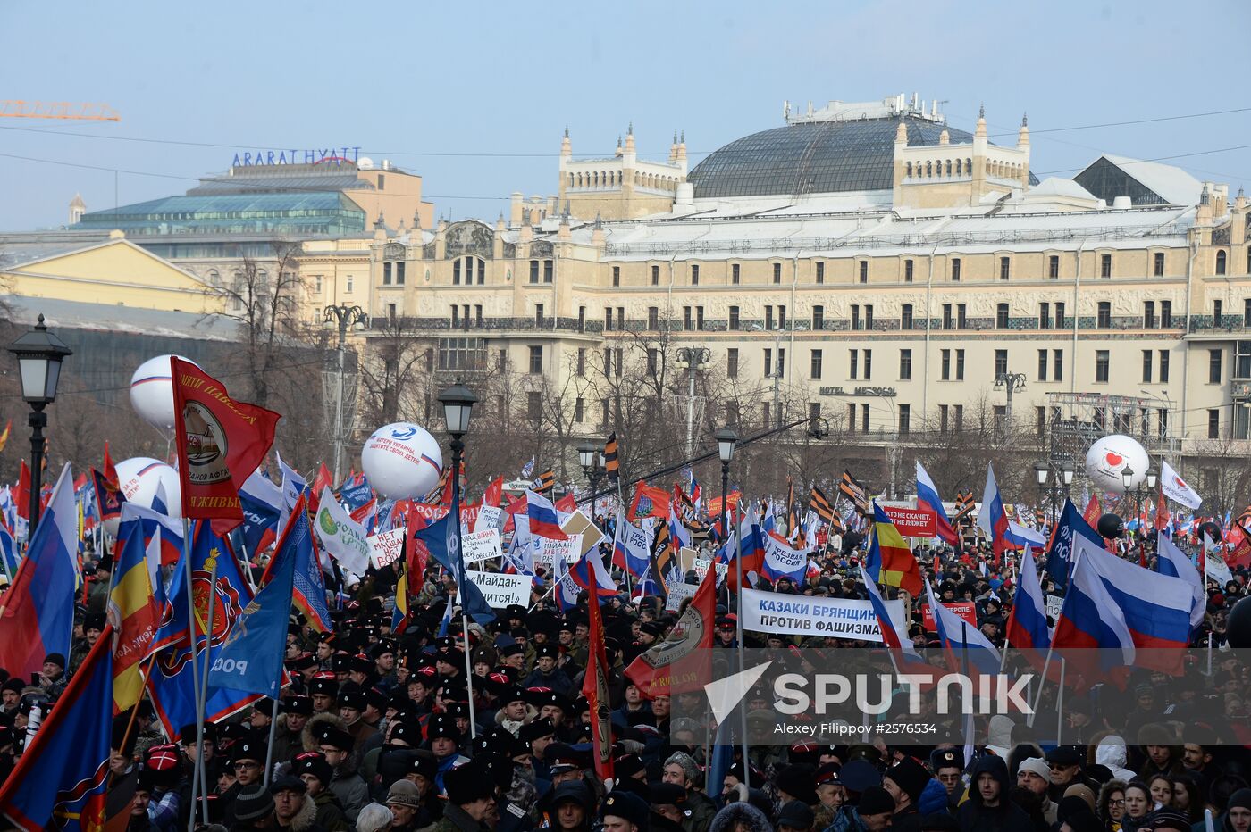 Antimaidan Movement holds rally and march in Moscow