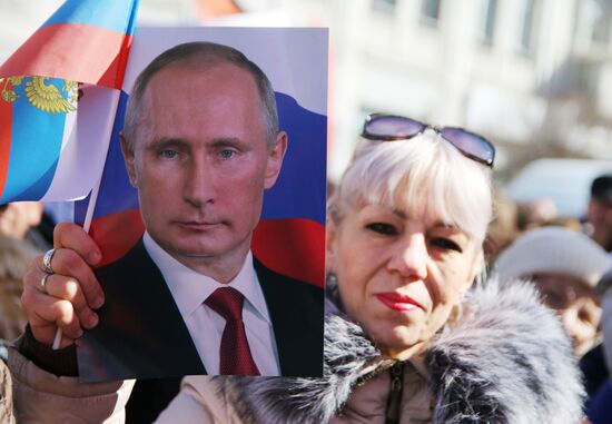 Antimaidan rally in Crimea