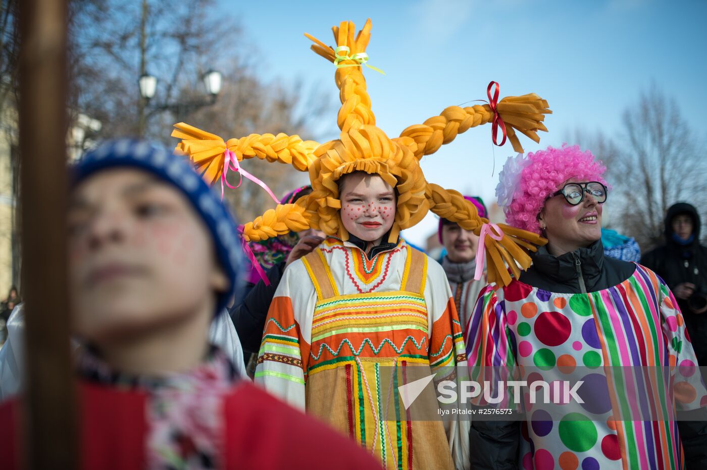 Maslenitsa celebration in Yuryevo-Polskoye