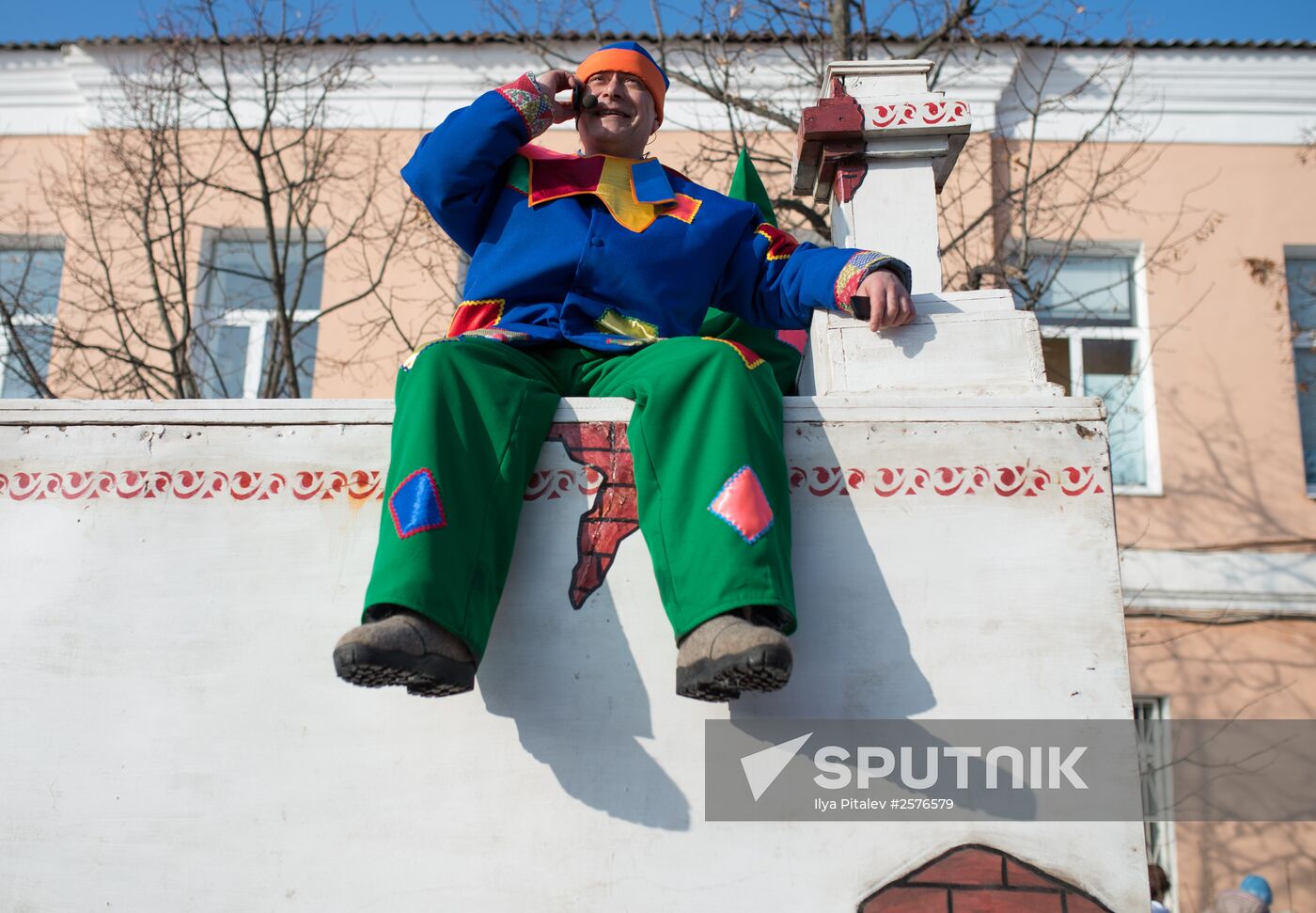 Maslenitsa celebration in Yuryevo-Polskoye
