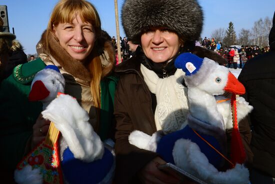 Maslenitsa festival in Suzdal