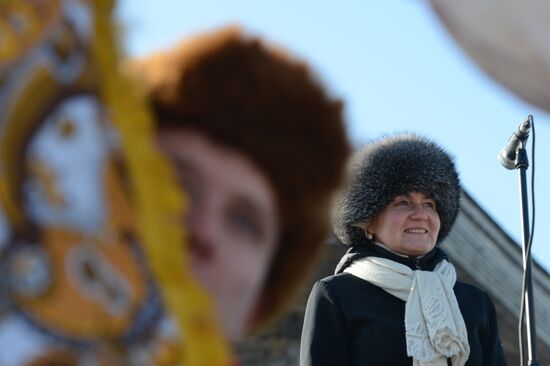 Maslenitsa festival in Suzdal