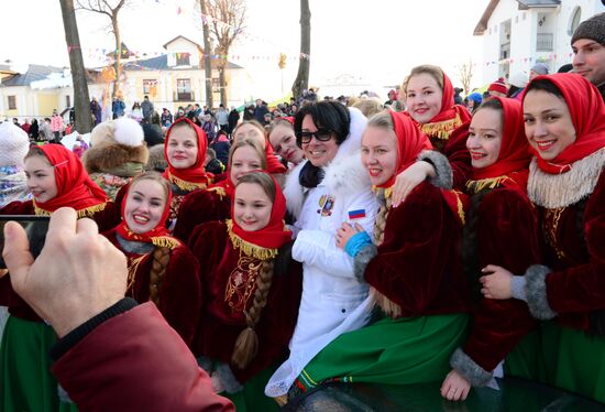 Maslenitsa festival in Suzdal