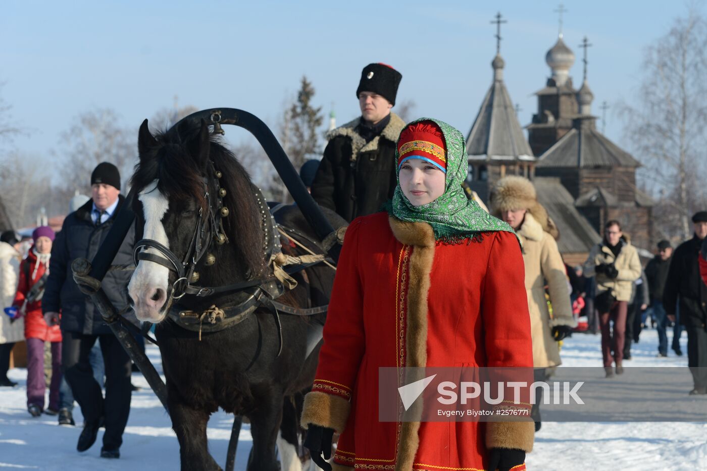 Maslenitsa festival in Suzdal
