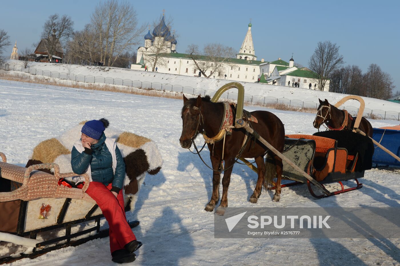 Maslenitsa festival in Suzdal