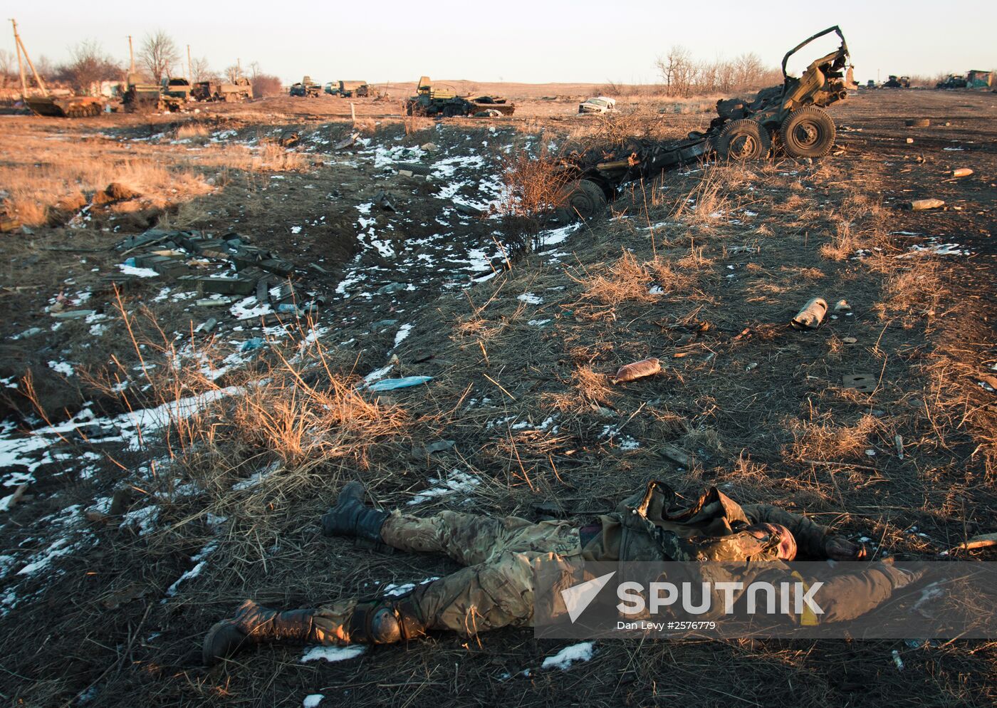 Situation in Lohvinove, Donbas