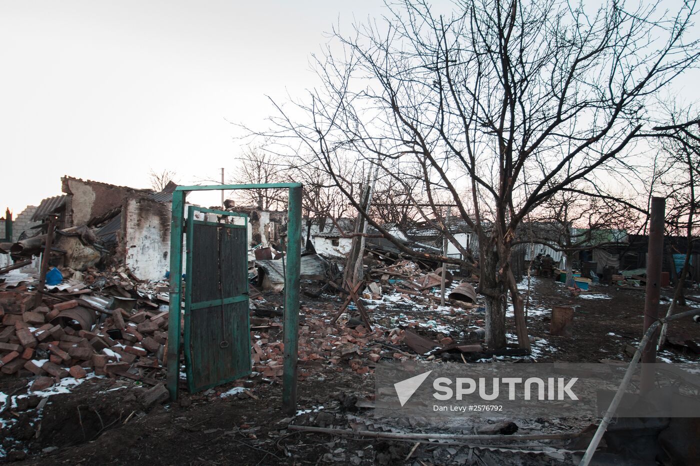 Situation in Lohvinove, Donbas