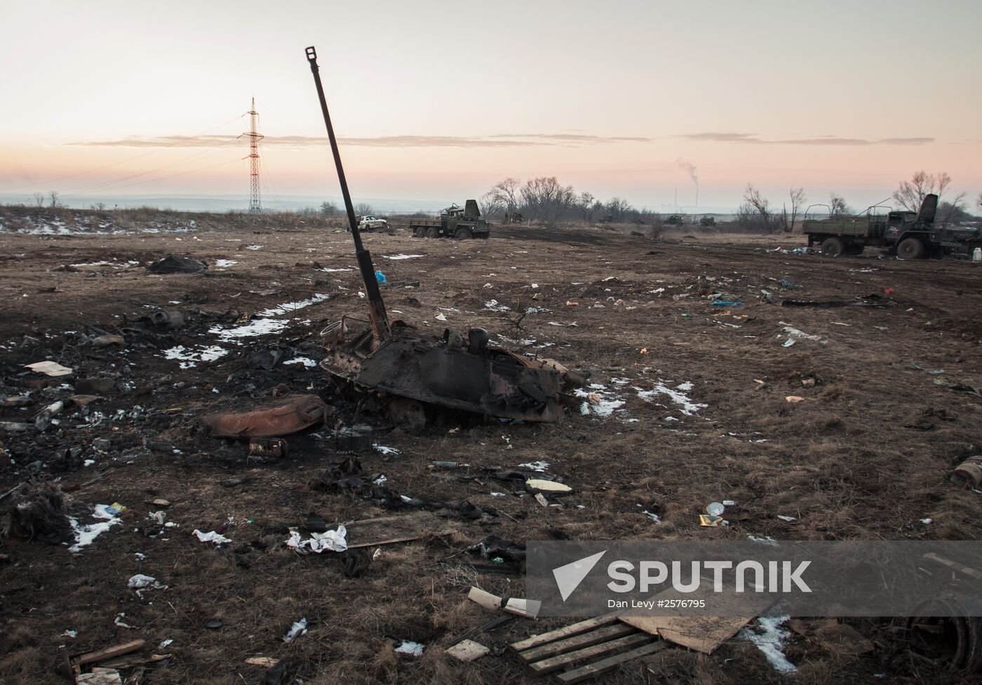 Situation in Lohvinove, Donbas