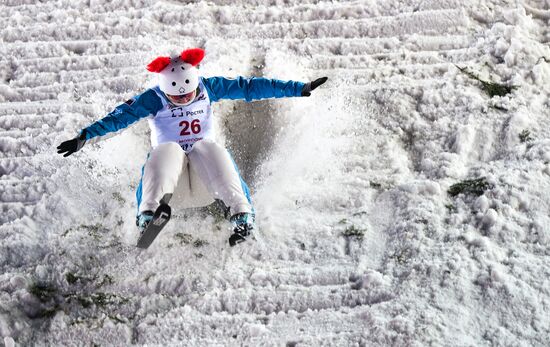 Freestyle Skiing World Cup. Aerials