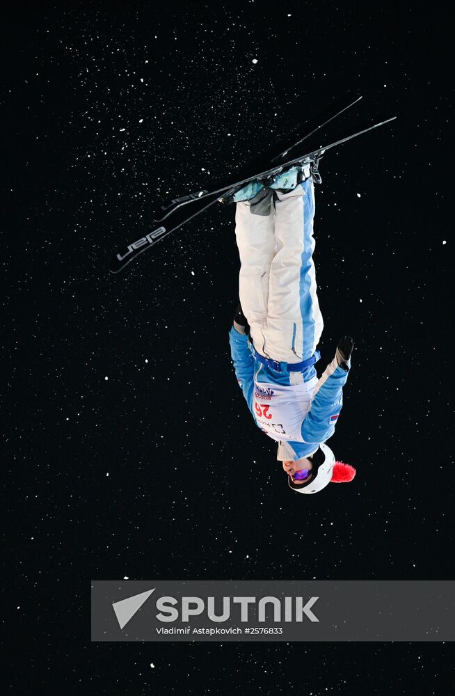 Freestyle Skiing World Cup. Aerials