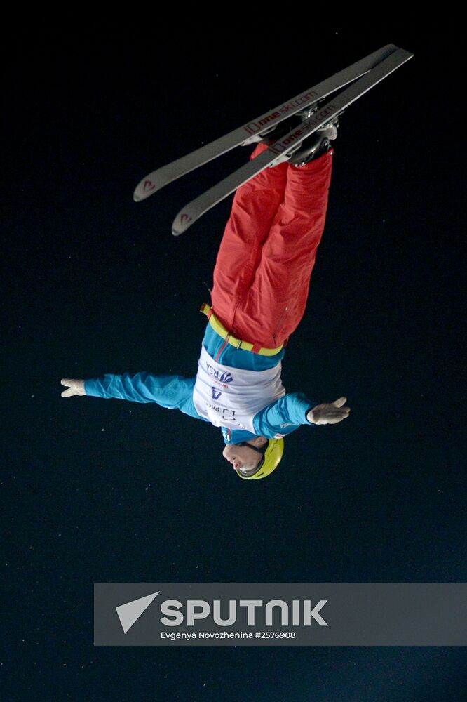 Freestyle Skiing World Cup. Aerials