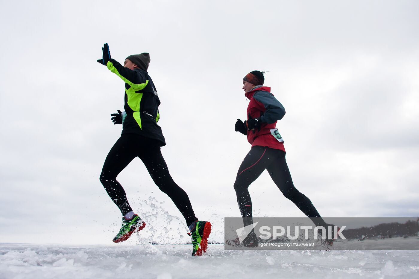 Marathon on Lake Onega ice