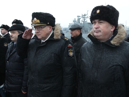 Celebrating Russian Pacific Fleet flagship Varyag's 25 years in service