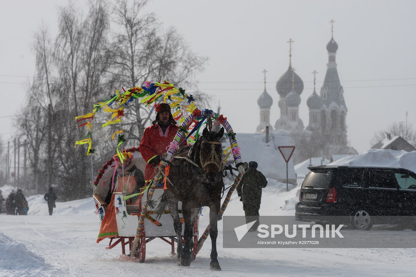 Shrovetide celebrations in Russian regions