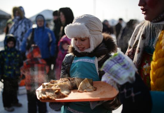 Shrovetide celebrations in Russian regions