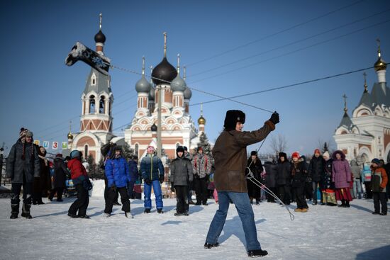 Shrovetide celebrations in Russian regions