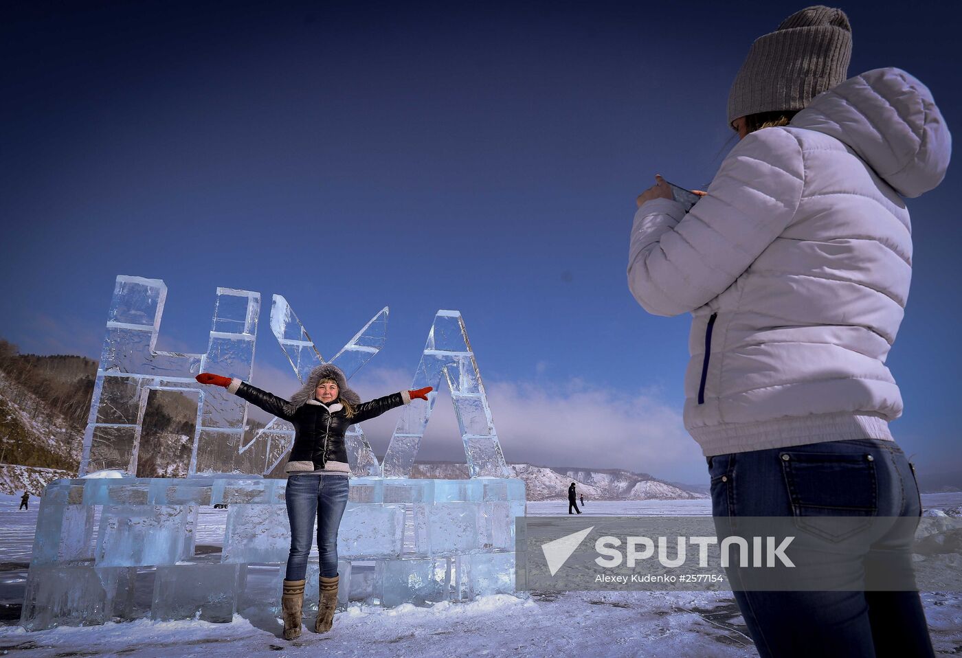 Hockey festival on Lake Baikal surface sponsored by Night Hockey League